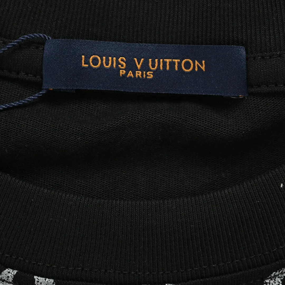 Louis Vuitton/Louis Vuitton 24ss presbyopic gradient printed short sleeves